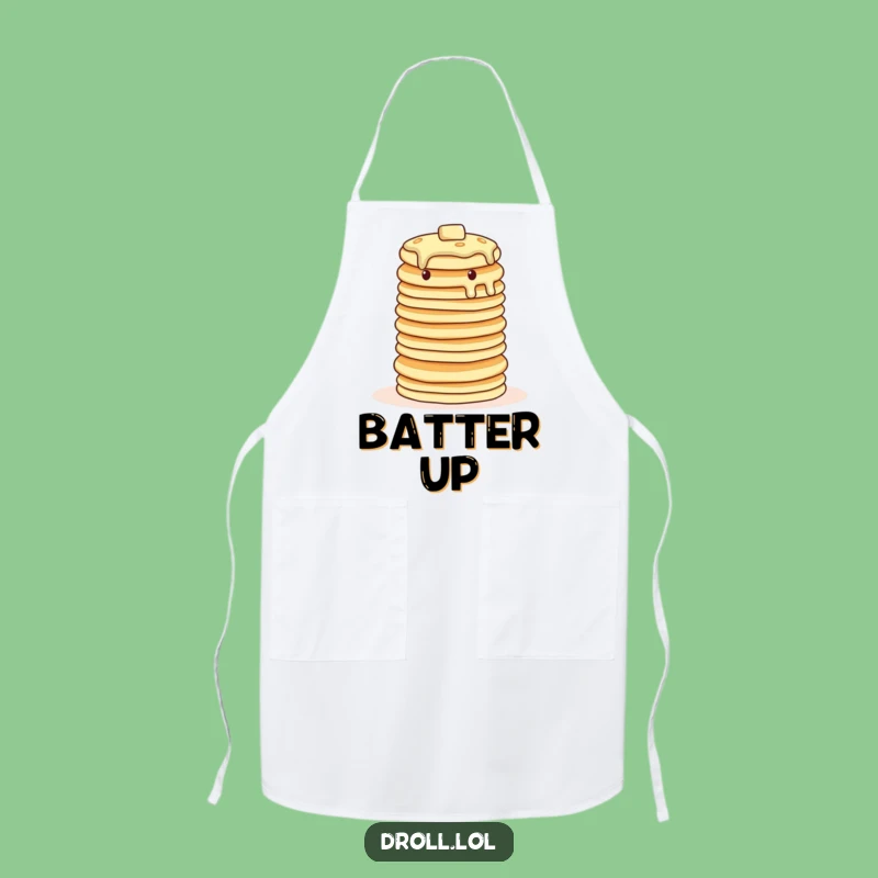 Funny Wobbly Pancake Apron: Chef's Breakfast Balancing Act's Fun Gift