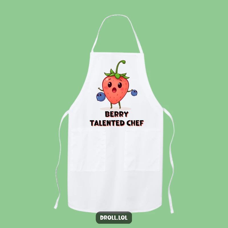 Funny Strawberry Juggling Apron: Cook with Fun from this Berry Juggler