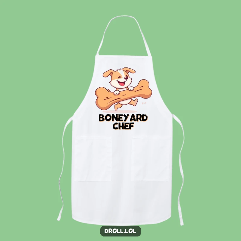Funny Dog Bone Apron: Cook with Playfulness - Hilarious Gift!
