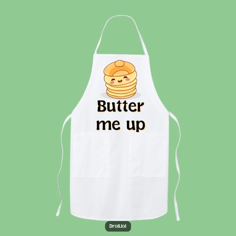 Funny Happy Pancake Apron: Cook Up Laughs with This Comical Breakfast Accessory, Great Funny Gift