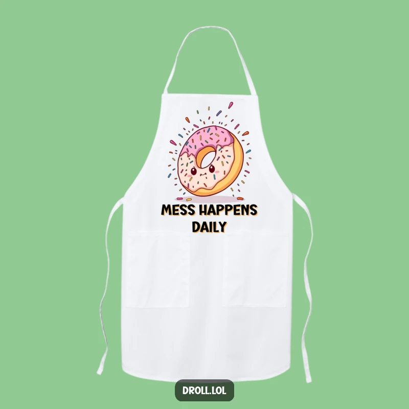 Funny Donut Explosion Apron - Hilarious Baker's Funny Gift