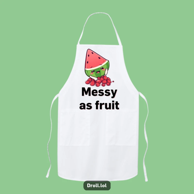 Funny Watermelon Slip Apron - Cook with a Splash of Humor