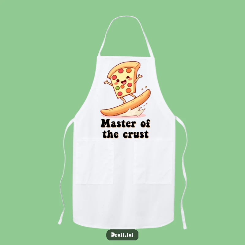 Funny Pizza Surf Apron: Cook with Humor from this Pizza Breadstick