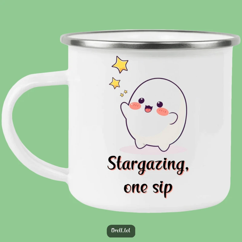 Funny Blob Star Catcher Camping Mug - Adventure & Starry Dreams!