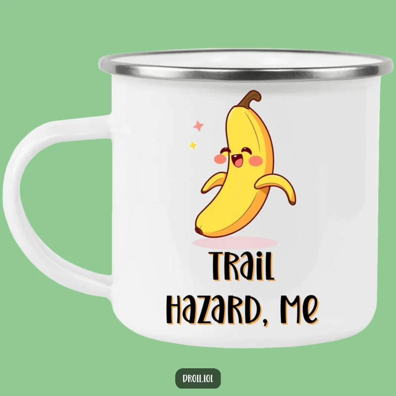 Funny Banana Slip Camping Mug: Sip Laughs by the Fire, A Comical Funny Gift