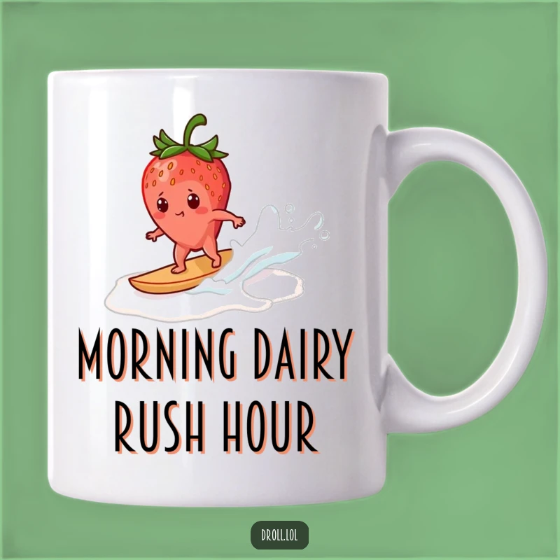 Funny Strawberry Surfing Mug: A Hilarious and Refreshing Gift for Wave Riders and Fruit Lovers