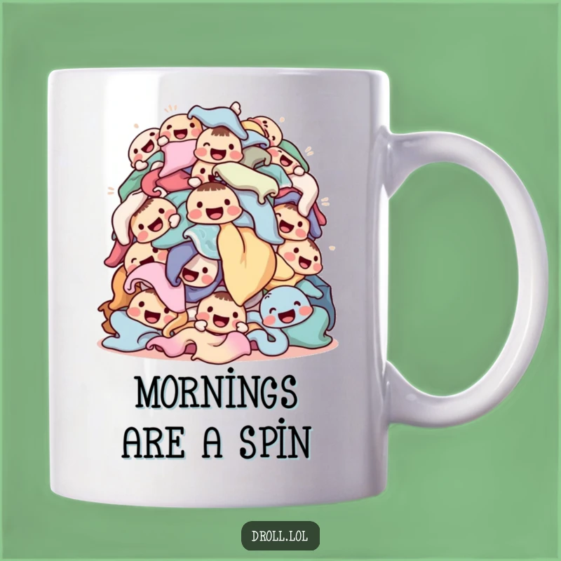 Funny Laundry Pile Mug - Hilarious Chore Gift for Happy Home Lovers