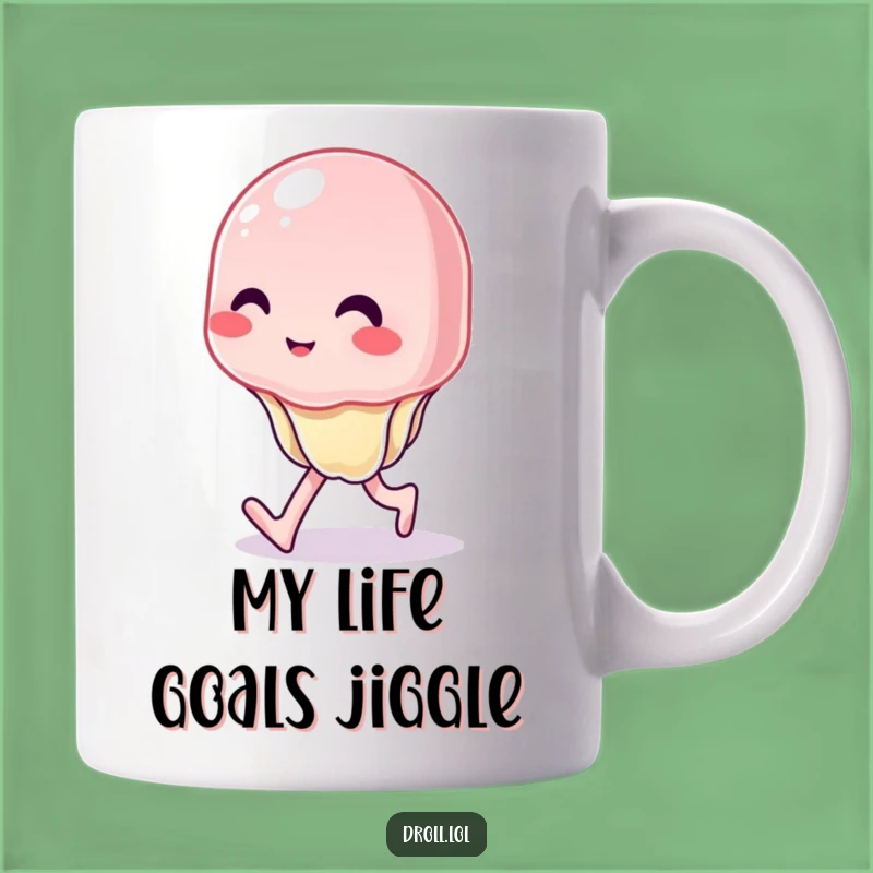 Funny Wobbly Jelly Mug: Hilarious Dessert Art for a Perfect Gag Gift