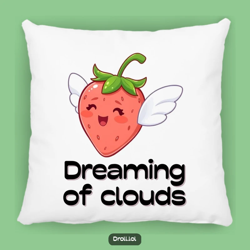 Funny Flying Strawberry Pillow: Soft & Delighted Comfort, Gift!