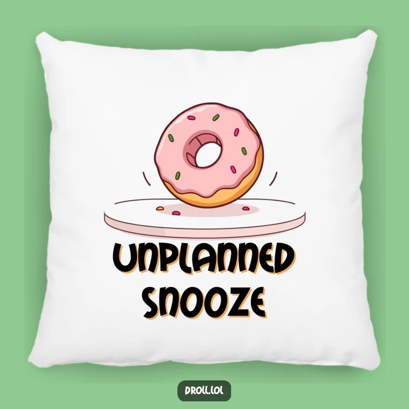 Funny Slow Motion Donut Pillow: Cozy Comfort & Hilarious Design, Great Gift