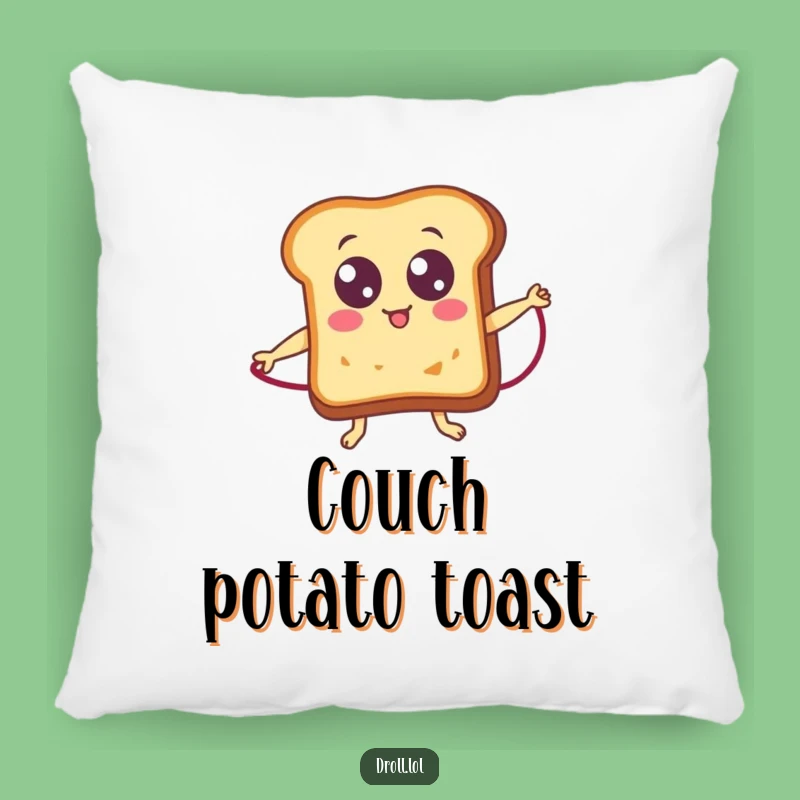 Funny Toast Jumping Rope Pillow: Cozy Comfort with Hilarious Breakfast Style
