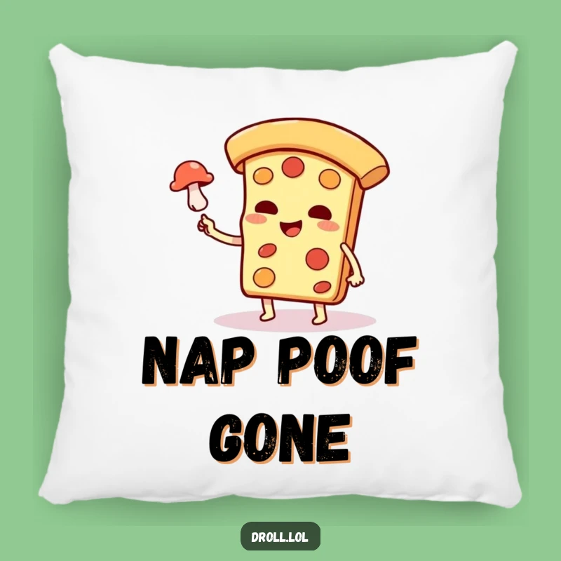 Funny Pizza Magic Pillow: Smug Slice Levitation Accent, Adorable Funny Gift