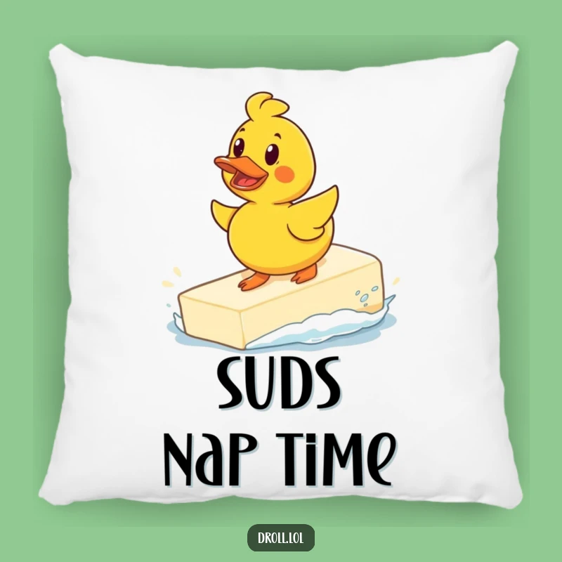 Funny Surfing Duck Pillow: Soft Soap Rider Cushion, Hilarious Gift