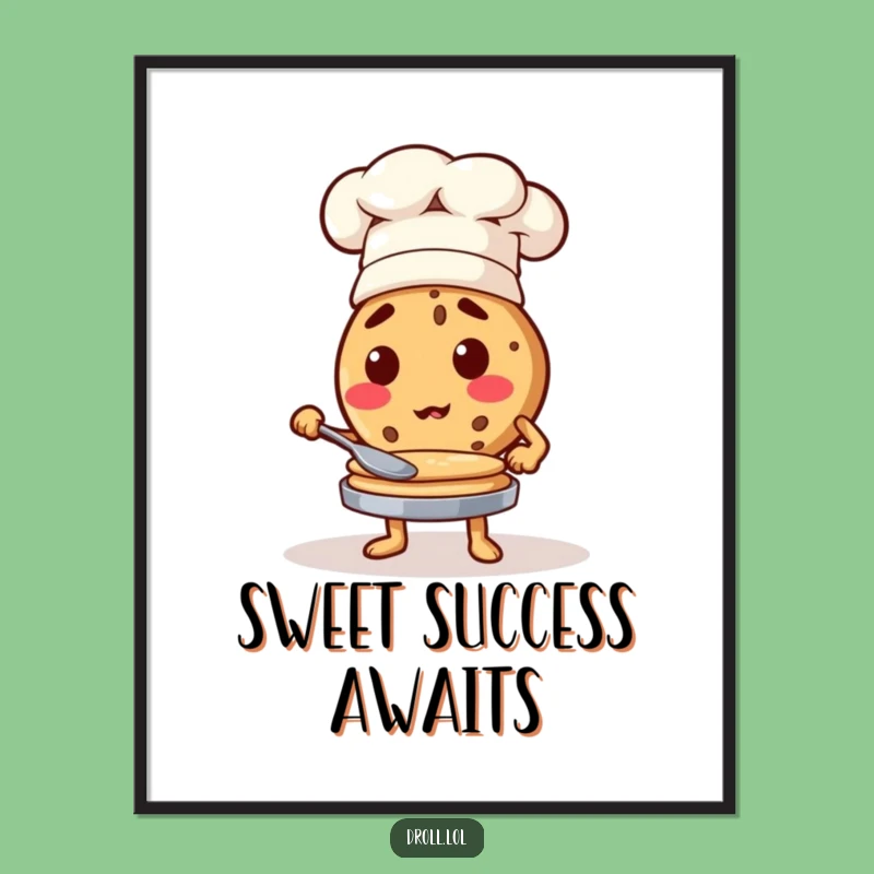 Funny Cookie Chef Digital Art - Instant Culinary Decor!