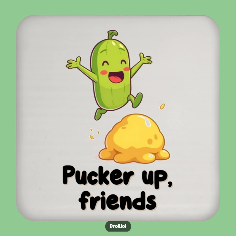 Funny Pickle Jump Coaster: Energetic Heroic Protection, Quirky Funny Gift