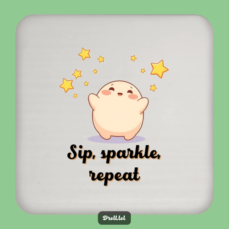 Funny Blob Star Catcher Coasters - Protect Surfaces with Cosmic Flair!