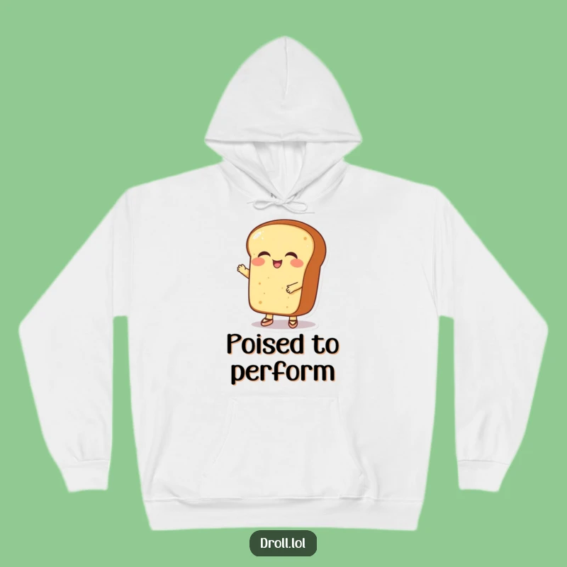 Cozy Funny Ballet Bread Hoodie: Warm Comfort and a Hilarious Gift
