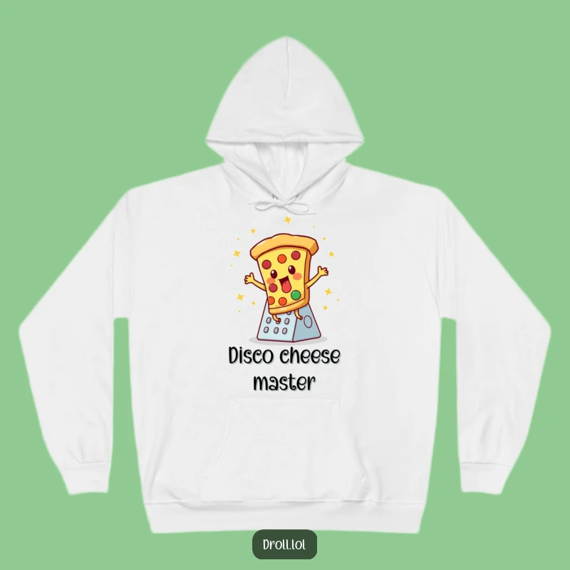 Funny Pizza Disco Hoodie - Cozy Moves for Pizza Lovers