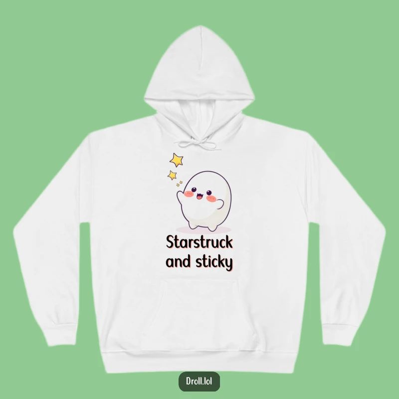 Funny Blob Star Catcher Hoodie - Cozy Nights & Starry Dreams!