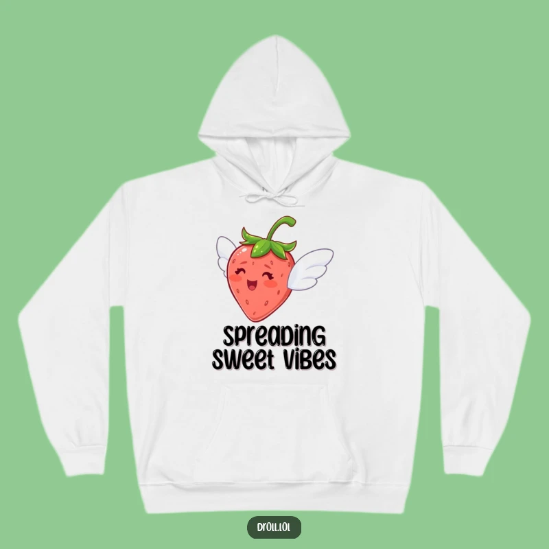 Cozy Funny Flying Strawberry Hoodie: Sweet Ambition, Warm Gift!