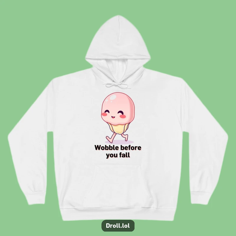 Funny Wobbly Jelly Hoodie: Cozy and Hilarious Art for a Perfect Gift