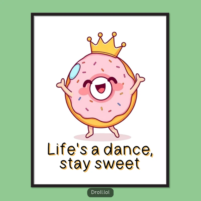 Free Printable Donut Wall Art: Funny Downloadable Sweetness for Your Space!