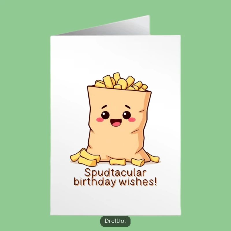 Free Printable Birthday Card: Potato Chip Bandit! - Funny Downloadable Gift!