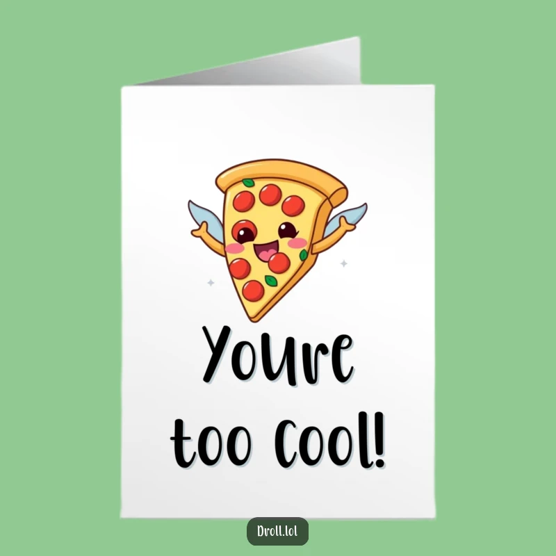 Free Printable Pizza Flying High Congrats Card - Funny Downloadable