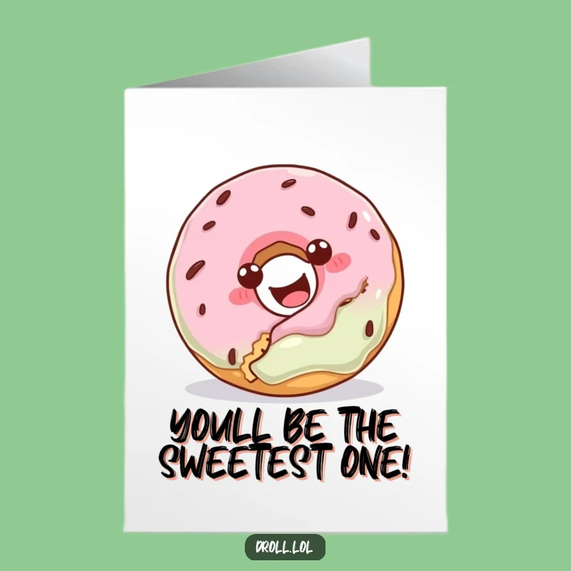 Congrats Donut Cookie Free Printable Card: Funny DIY Downloadable Gift