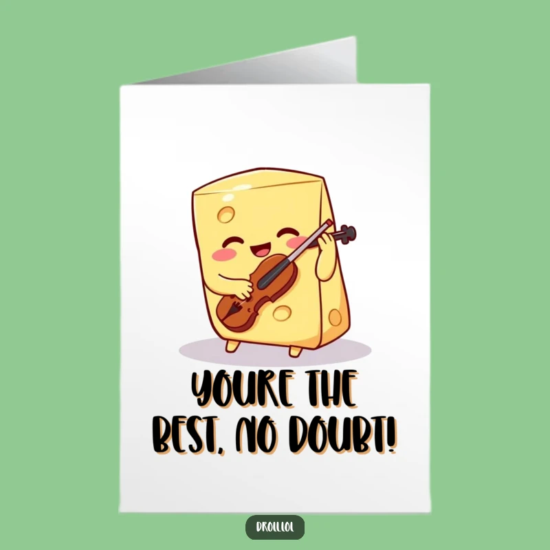 Free Printable Cheese Violin Congrats Card - Funny Downloadable