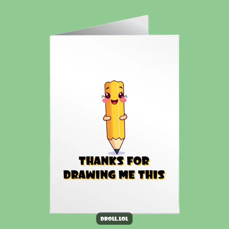 Free Printable Thank You Card: Giggling Pencil's Artful Thanks Downloadable