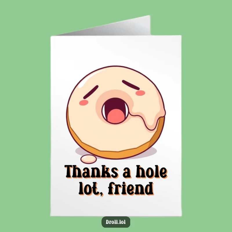 Free Printable Thank You Card: Donut Thank You! - Funny Downloadable Appreciation Gift!