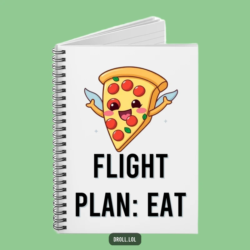 Funny Flying Pizza Notebook: Pepperoni Wings Journal, a Hilarious Gift