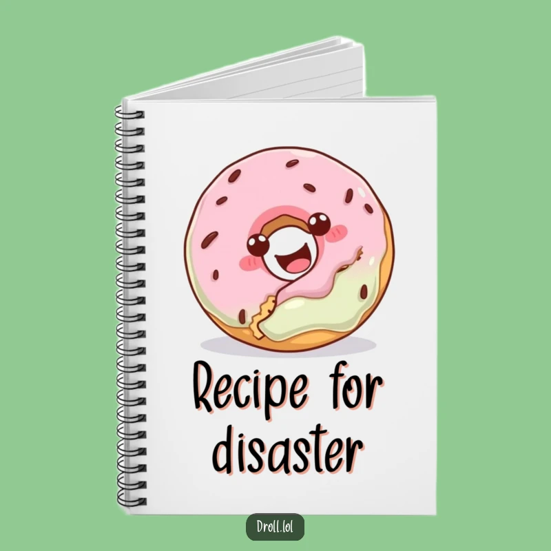 Funny Donut Cookie Bite Notebook - Jot Down Your Hilarious Ideas