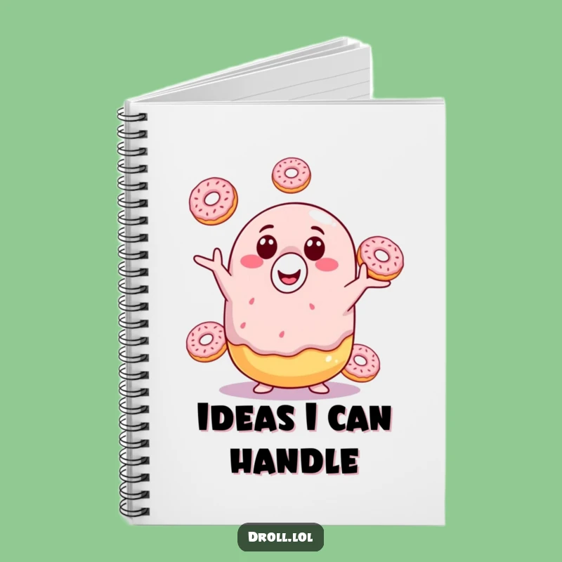 Funny Donut Juggling Notebook: Jot Down Ideas with This Hilarious and Sweet Journal