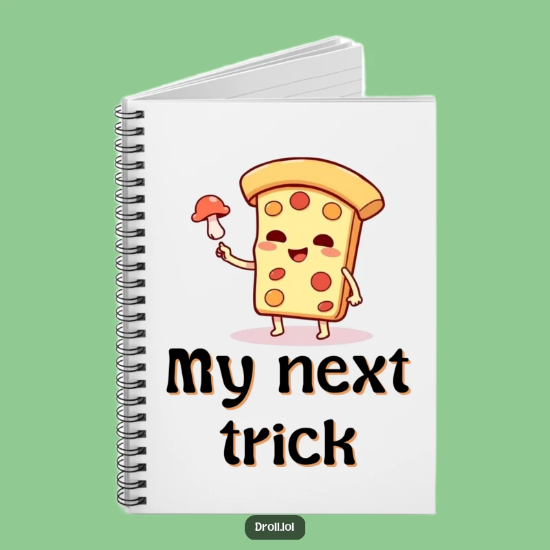 Funny Pizza Magic Notebook: Smug Slice Levitation Journal, Ideal Funny Gift