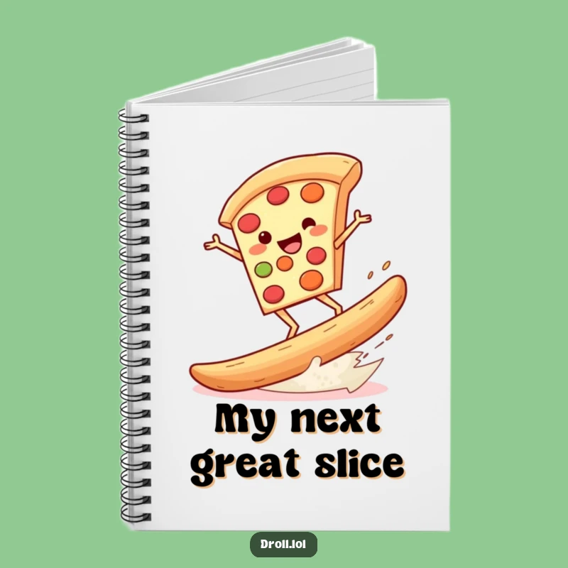 Funny Pizza Surf Notebook: Journal Your Adventures with this Hilarious Pizza