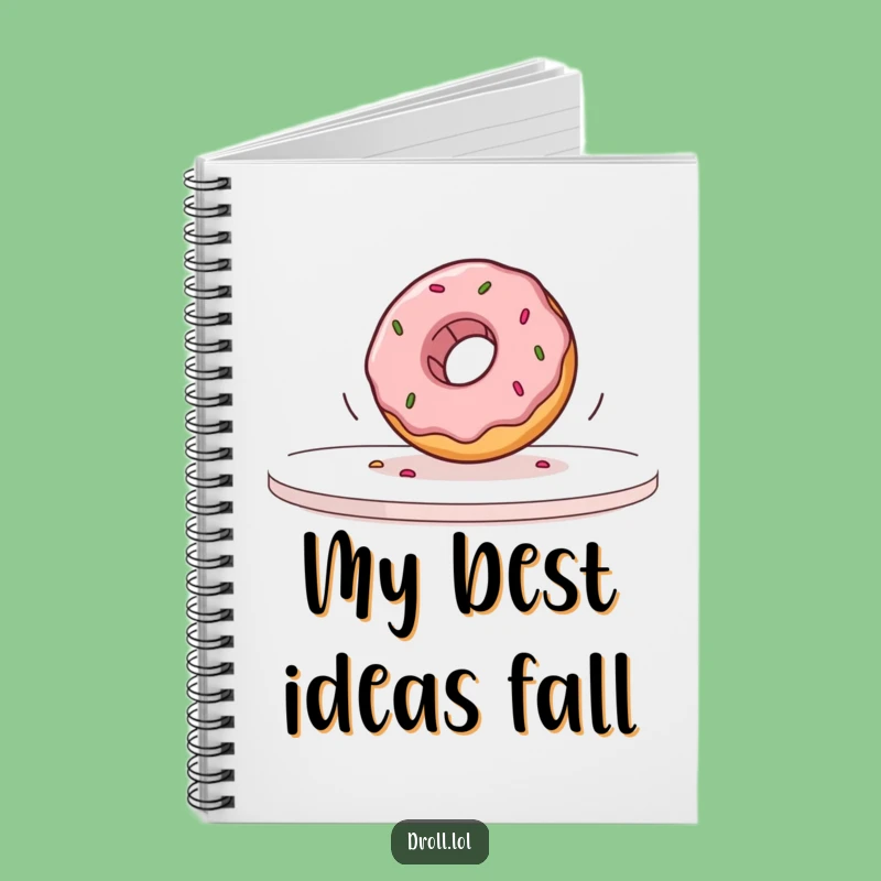 Funny Slow Motion Donut Notebook: Record Sweet Moments, Perfect Stationery Funny Gift