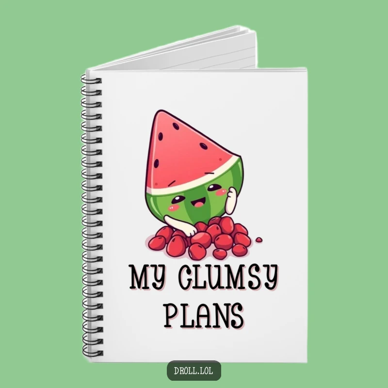 Funny Watermelon Slip Notebook - Jot Down Ideas, Avoid Slips, Hilarious Gift