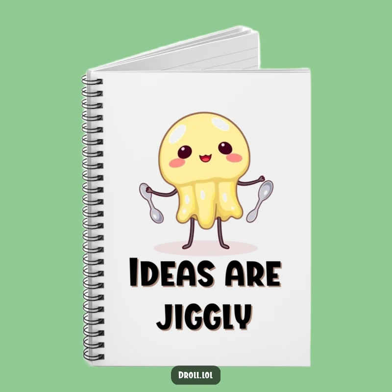 Funny Wobbly Jelly Juggling Notebook: Jot Down Your Wobbly Ideas - Gift!