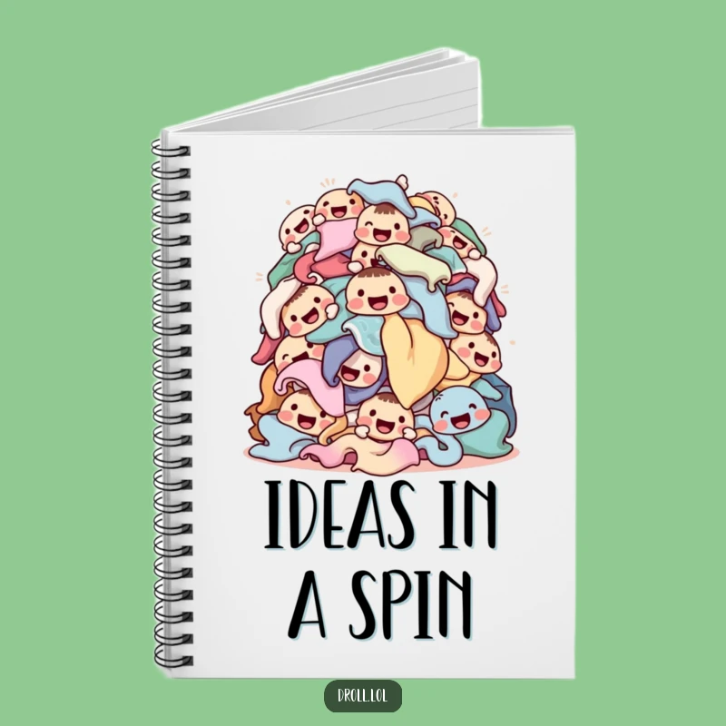 Funny Laundry Pile Notebook - Hilarious Chore Journal for Notes