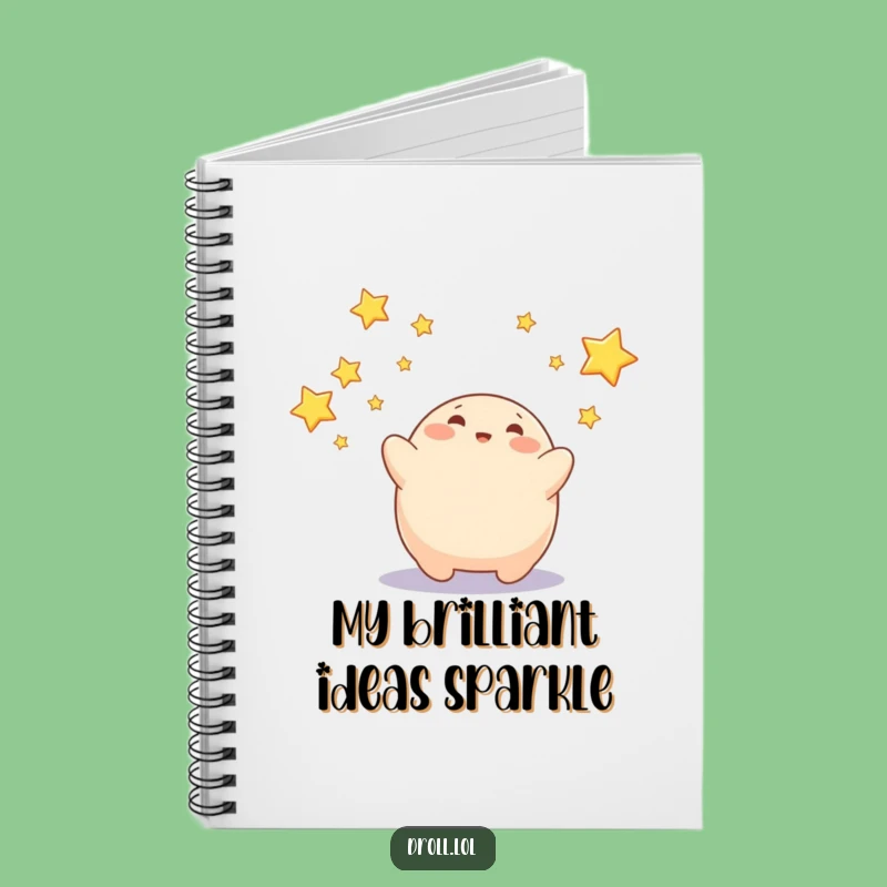 Funny Blob Star Catcher Notebook - Capture Your Ideas Under the Stars!