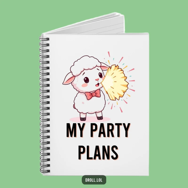 Funny Surprised Sheep Bowtie Notebook: Jot Down Surprises Hilariously!