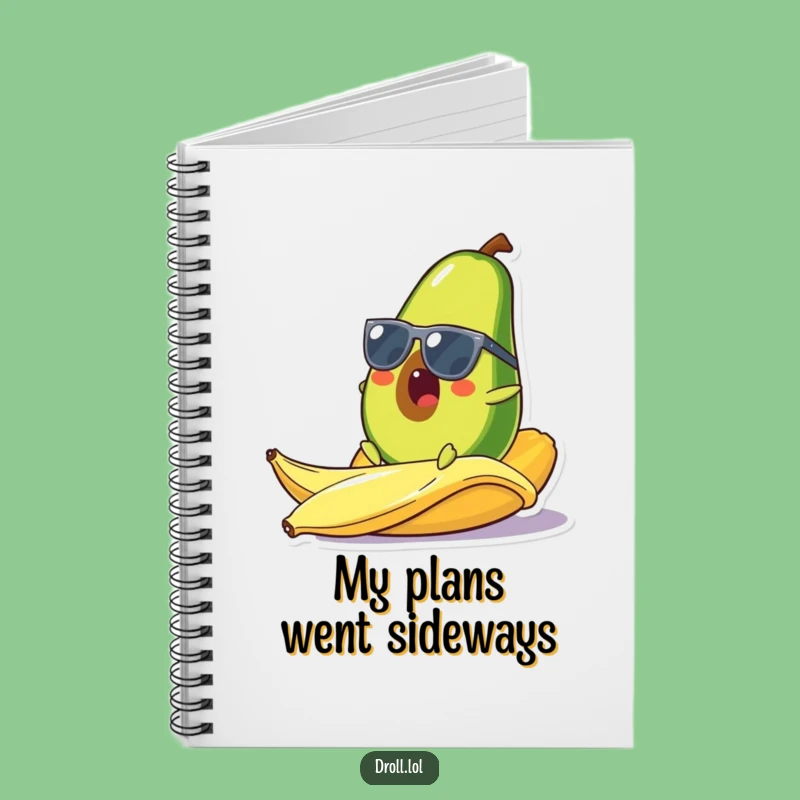 Funny Avocado Notebook: Jot Down Hilarious Notes, Cool Fruit, Fun Funny Gift