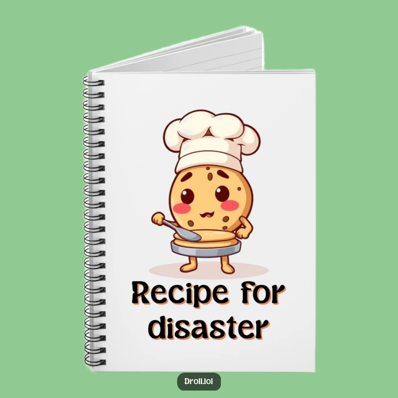 Funny Cookie Chef Notebook - Jot Down Your Delicious Recipes!