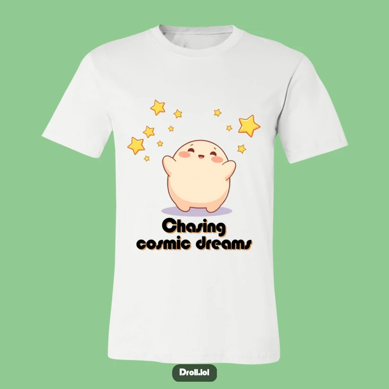 Funny Blob Star Catcher T-Shirt - Wear Your Cosmic Ambitions Hilariously!