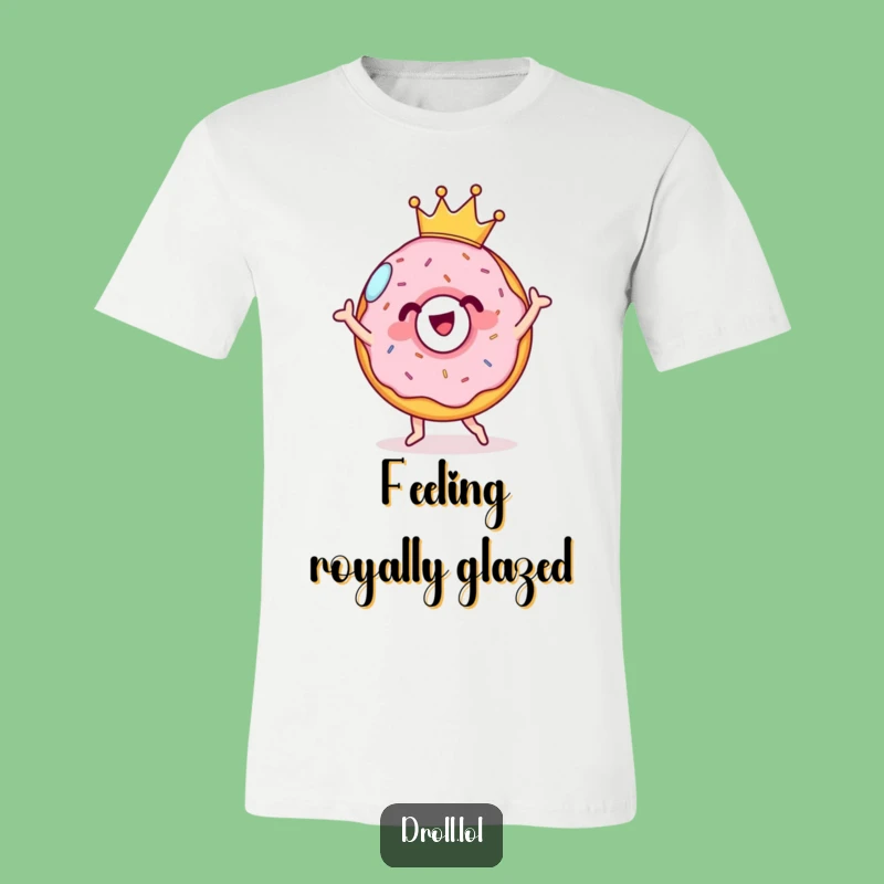 Funny Donut Dance T-Shirt: Cheerful Crowned Pastry Tee Gift