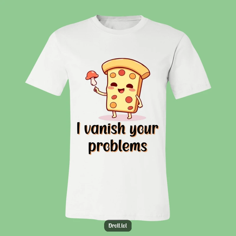 Funny Pizza Magic T-Shirt: Smug Slice Levitation Tee, Perfect Humorous Gift