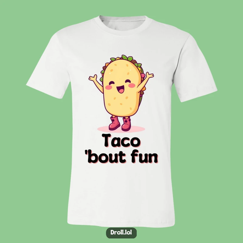 Funny Taco Dance T-Shirt: Happy Cartoon Character Tee For A Fiesta Gift