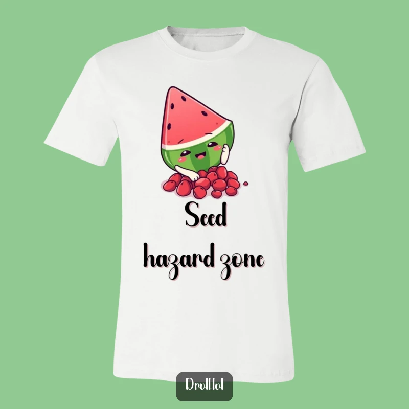 Funny Watermelon Slip T-Shirt - Hilarious Summer Fruit Apparel Gift